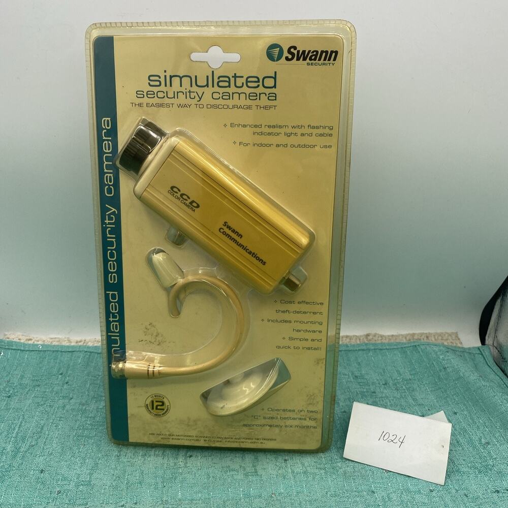 Swann Simulated Security Camera N3960 CCD Color Camera Brand New In Pkg